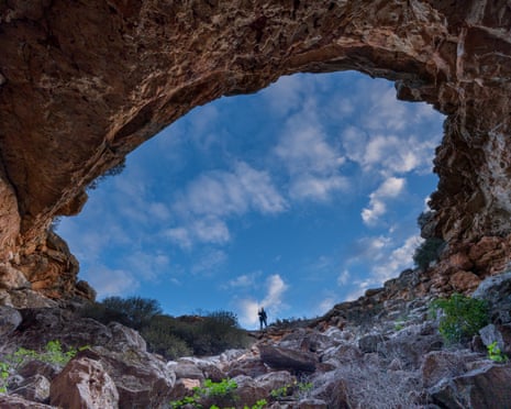 Entrance to an enormous cave system in Australia’s Nullarbor plain