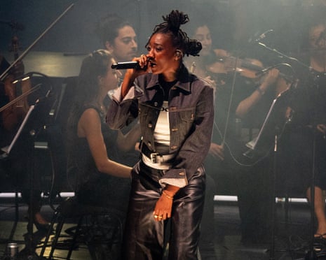 Little Simz and the Chineke! Orchestra at Royal Festival Hall, London.