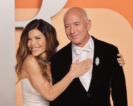 Jeff Bezos and Lauren Sánchez
