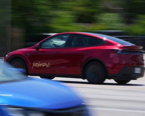 A red car