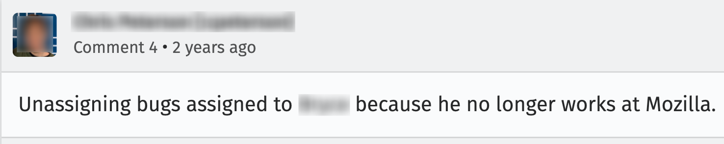 Screenshot of update to bug report about lack of AV1 Widevine support in Firefox. Since then, Firefox AV1 support has improved with support for encrypted media extensions in version 125.